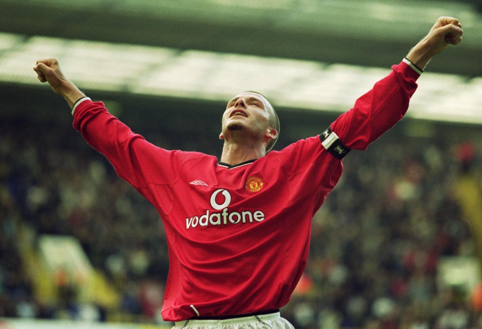 Ten great David Beckham free-kicks 